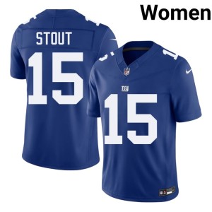 Women Jordan Stout G-Men NIL #15 Royal Jersey 468559-843