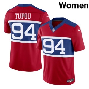 Women's Big Blue Official Josh Tupou #94 Red Jersey 316124-300