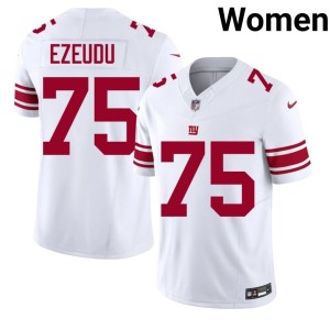 Women's #75 Joshua Ezeudu White Game Jints Jersey 901372-542