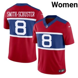 Women's #8 Big Blue Embroidery JuJu Smith-Schuster Red Jersey 557901-510