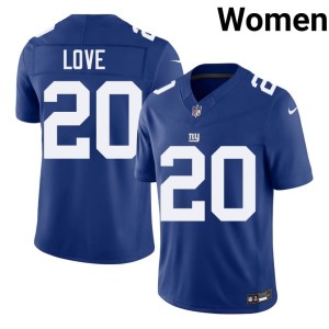 Womens NYG Julian Love #20 NFL Royal Jersey 904893-410