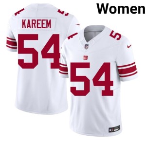 Women Jints White Khalid Kareem #54 NFL Jerseys 396094-556