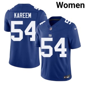 Womens #54 Royal NY Game Khalid Kareem Jersey 453564-306