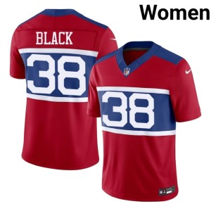 Womens #38 Game Red Korie Black Giants Jerseys 824726-424