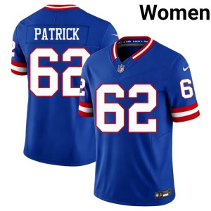 Women Royal #62 Official G-Men Throwback Lucas Patrick Jersey 608600-276