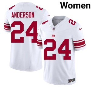 Women's NIL Ottis Anderson Giants #24 White Jersey 666499-132