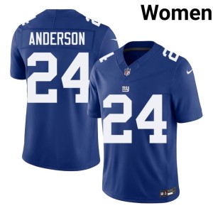 Women's Ottis Anderson Giants #24 Royal NFL Jersey 801003-633