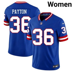Womens Replica G-Men #36 Throwback Rico Payton Royal Jerseys 400417-639