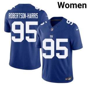 Women's New York Football Giants Football #95 Royal Roy Robertson-Harris Jerseys 206458-934