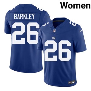 Women New York #26 Player Saquon Barkley Royal Jersey 342139-294