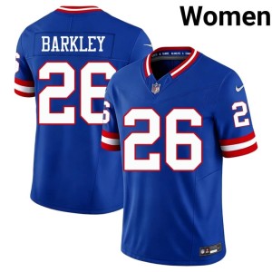 Women NIL Throwback Royal Saquon Barkley Jints #26 Jersey 494507-836