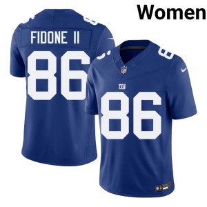Women Official Thomas Fidone II #86 Royal Big Blue Jerseys 193120-369