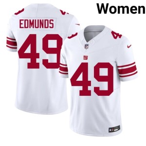 Womens #49 White New York Giants Tremaine Edmunds Stitched Jersey 974567-650
