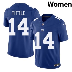 Women's Royal #14 New York Giants 2026 Y.A. Tittle Jerseys 320807-371