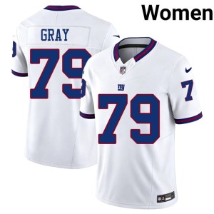 Womens White Throwback Stitched Jarrod Gray Big Blue #79 Jerseys 631743-620