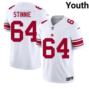 Youth #64 White Aaron Stinnie Football New York Jersey 986972-491