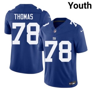 Youth 2026-27 #78 Andrew Thomas New York Football Giants Royal Jerseys 587565-619