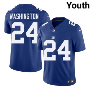 Youth #24 Ar'Darius Washington Royal New York Giants Limited Jerseys 327899-977