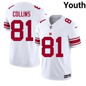 Youth #81 Beaux Collins Football White NY Jersey 581130-831
