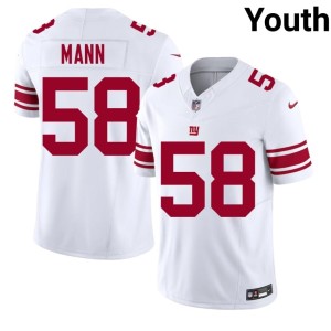Youth Ben Mann White 2026-27 NY #58 Jersey 342868-731