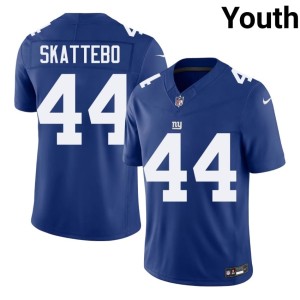 Youth Cam Skattebo G-Men Royal #44 Stitched Jerseys 331153-930