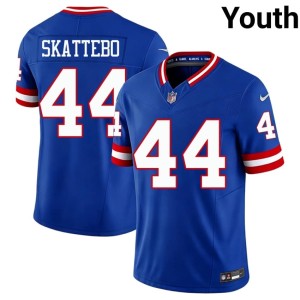 Youth Throwback Cam Skattebo G-Men Royal #44 Embroidery Jersey 889249-563