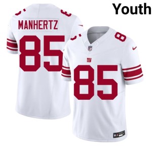 Youth #85 Chris Manhertz White Official G-Men Jersey 693546-584