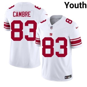 Youth Official #83 NY Giants White Dalen Cambre Jersey 699912-950