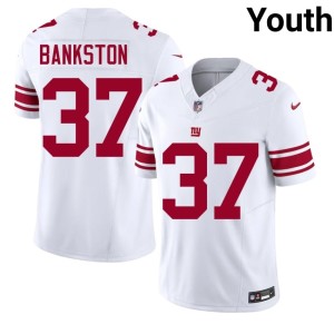 Youth Damon Bankston #37 Replica NY White Jerseys 109552-719