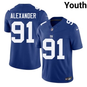 Youth Replica Darius Alexander #91 Royal Big Blue Jersey 728939-114