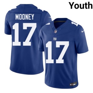 Youth Royal Darnell Mooney #17 Embroidery Jints Jersey 201176-334