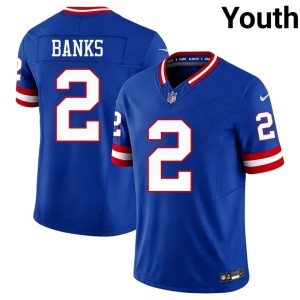 Youth Deonte Banks Football Throwback Royal Jints #2 Jerseys 949182-656