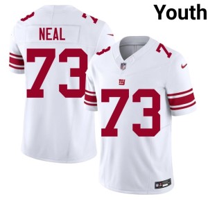 Youth #73 Big Blue NFL Evan Neal White Jerseys 627308-530