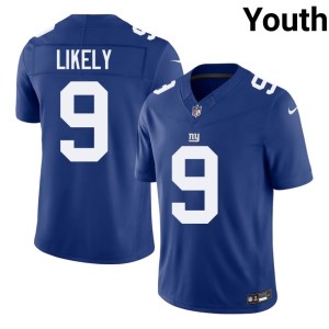 Youth Isaiah Likely Stitch New York #9 Royal Jersey 218279-230