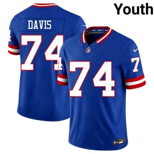 Youth Royal Player J.C. Davis #74 Throwback Jints Jersey 297127-416
