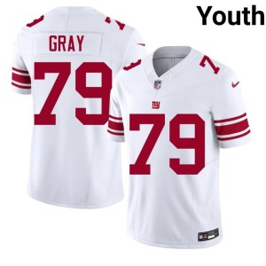 Youth #79 White Jints Jarrod Gray Game Jersey 413579-294