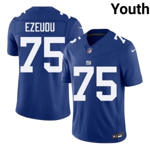 Youth Stitched Joshua Ezeudu #75 Big Blue Royal Jerseys 955878-618