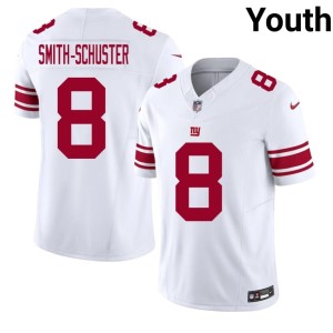 Youth New York Football Giants White Player JuJu Smith-Schuster #8 Jerseys 559269-437