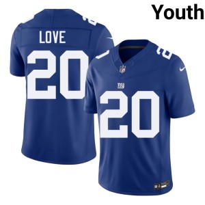 Youth Royal Limited #20 Julian Love NY Jerseys 192891-426