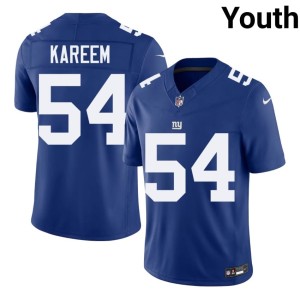 Youth Official Royal #54 Khalid Kareem New York Giants Jersey 213435-211
