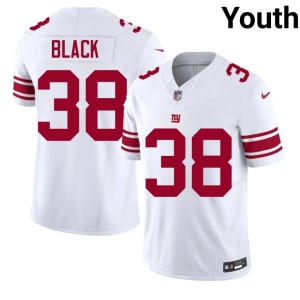 Youth Korie Black NY Giants #38 Football White Jerseys 425346-164