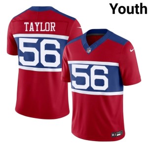 Youth Red Lawrence Taylor Football NYG #56 Jerseys 562944-129
