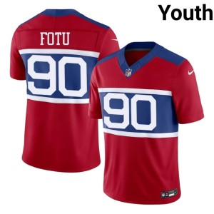 Youth Big Blue Leki Fotu Limited #90 Red Jersey 591389-734