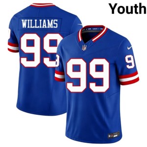 Youth Throwback Game #99 Leonard Williams New York Royal Jersey 947693-844
