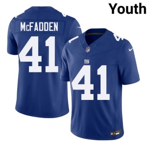 Youth Player Micah McFadden Royal New York Giants #41 Jerseys 554891-923