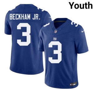 Youth Royal Odell Beckham Jr. #3 NYG Football Jerseys 942464-133