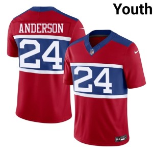 Youth Limited #24 NYG Ottis Anderson Red Jerseys 249275-279