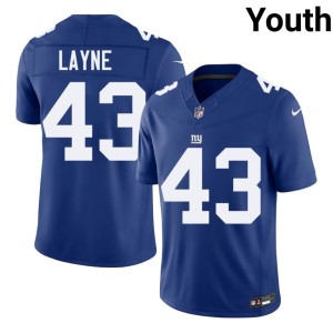 Youth Player Jints #43 Royal Raheem Layne Jerseys 829661-484