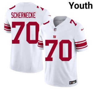 Youth NIL New York Ryan Schernecke #70 White Jersey 885566-760