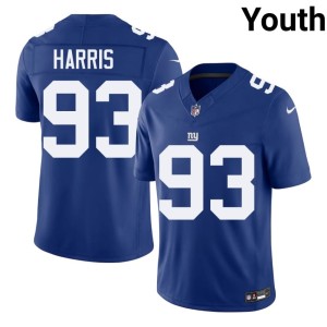 Youth G-Men Royal #93 Player Shelby Harris Jerseys 965373-562